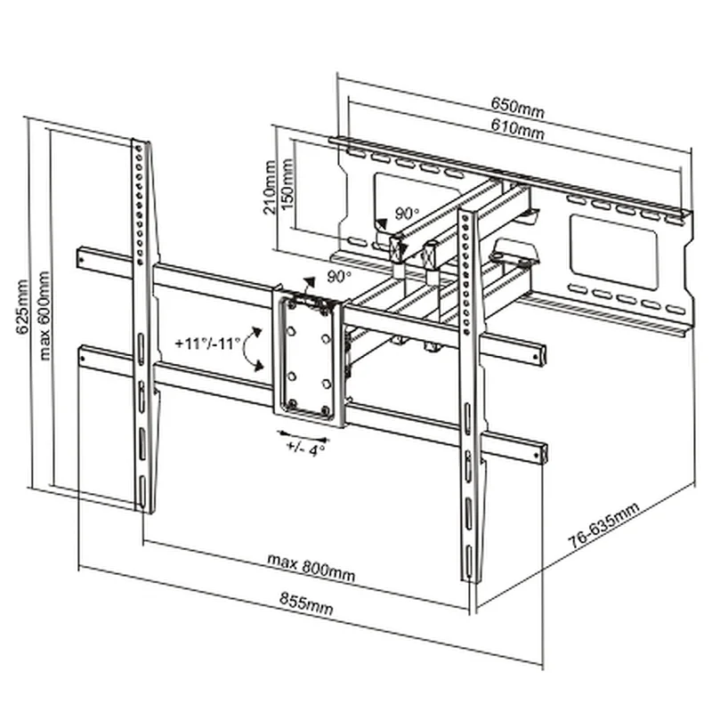 wall mount tv mount , 42 tv wall mount , led tv wall mount SKER TV